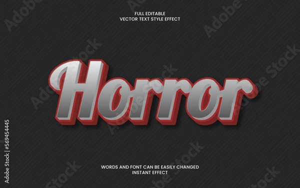 Obraz Horror Text Effect 