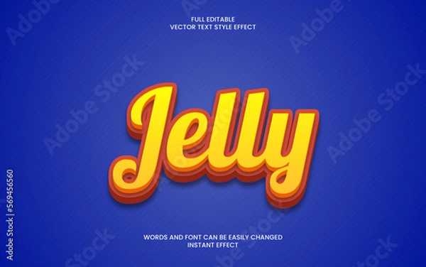 Fototapeta Jelly Text Effect 