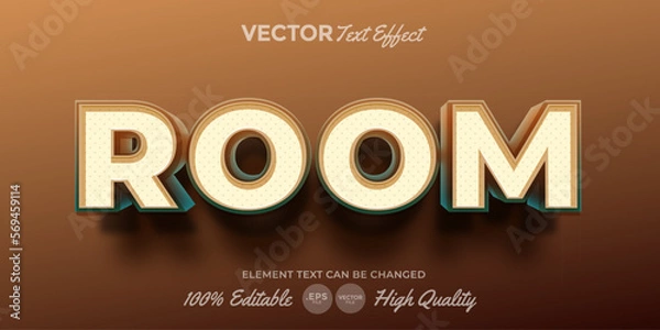 Obraz Room Editable Text Effect