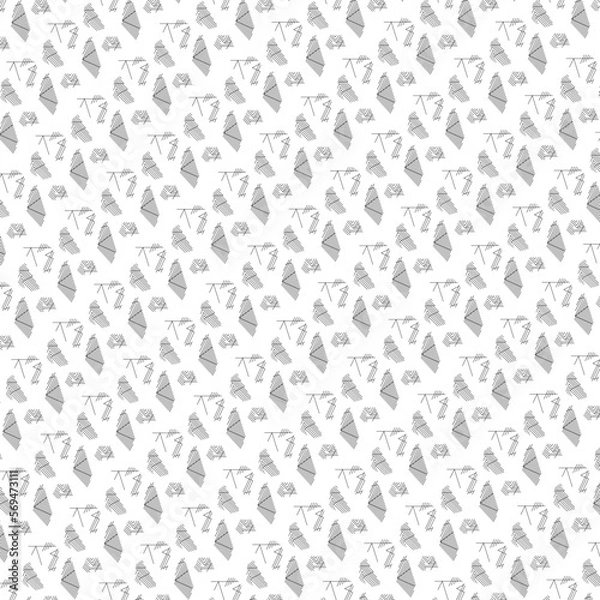 Obraz seamless pattern with elements