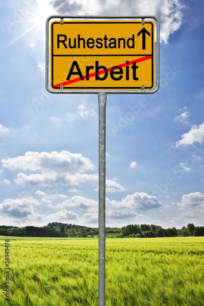 Fototapeta Ruhestand