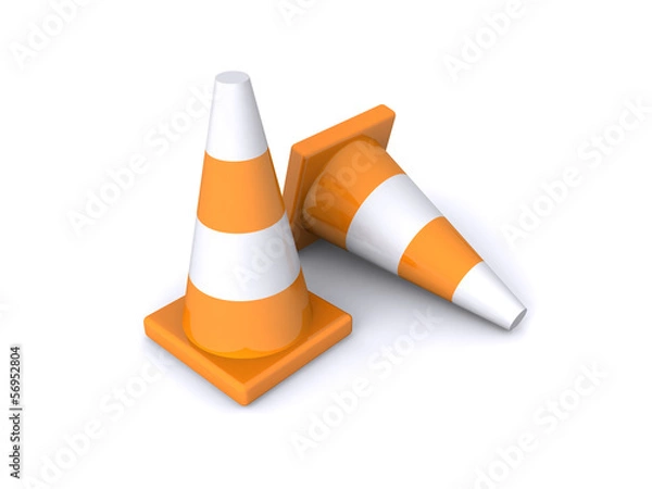 Fototapeta Traffic Cone