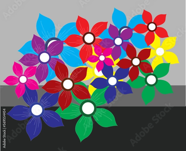 Obraz abstract flower