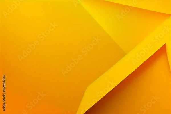 Fototapeta geometric yellow background or backdrop wallpaper with modern lines. ai generative