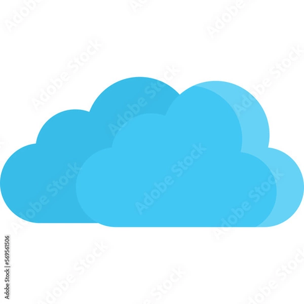 Fototapeta Clouds Icon