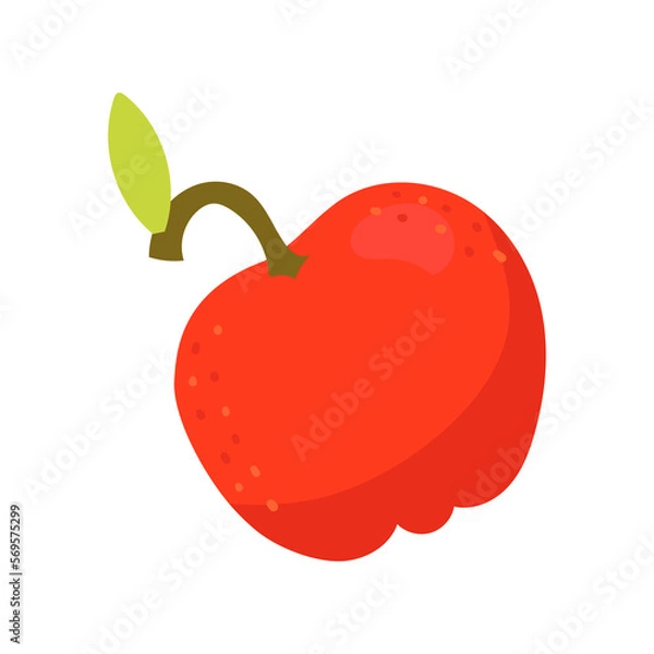 Obraz apple fruit illustration