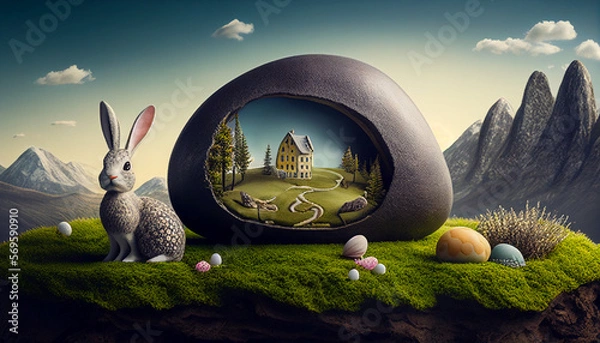 Fototapeta Easter Generative Ai