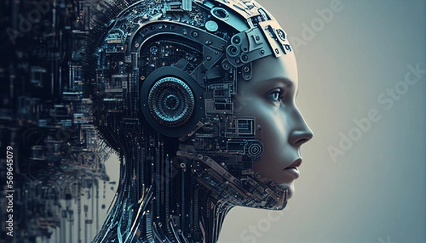 Fototapeta Ai technology Generative Ai
