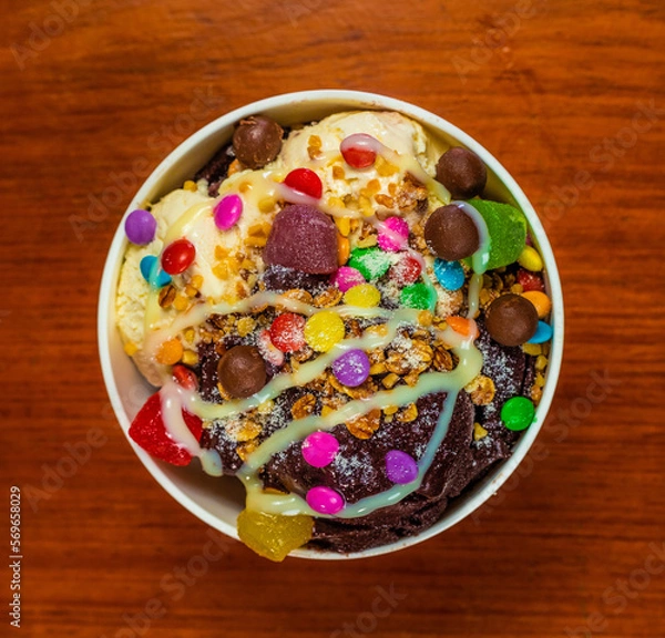 Obraz Hamburguer e Açai