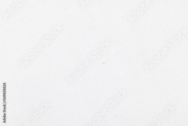 Fototapeta Linen canvas covered with a thin layer of white paint