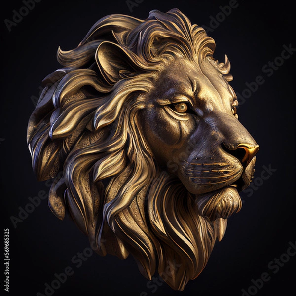 Obraz Lion generative ai