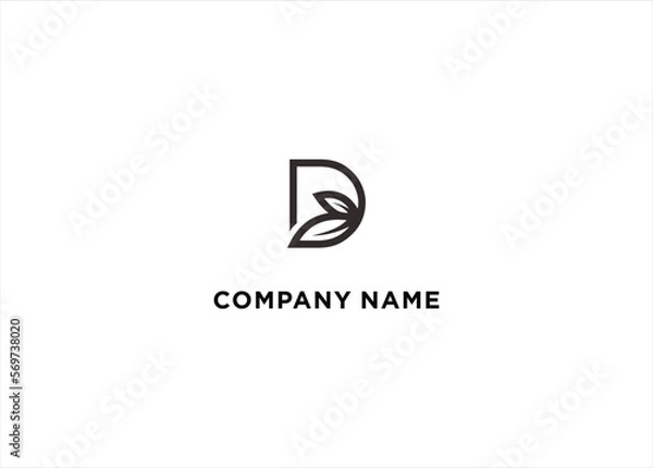 Fototapeta Logo d leaf design