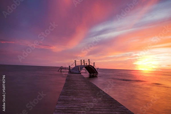 Obraz sunset on the beach