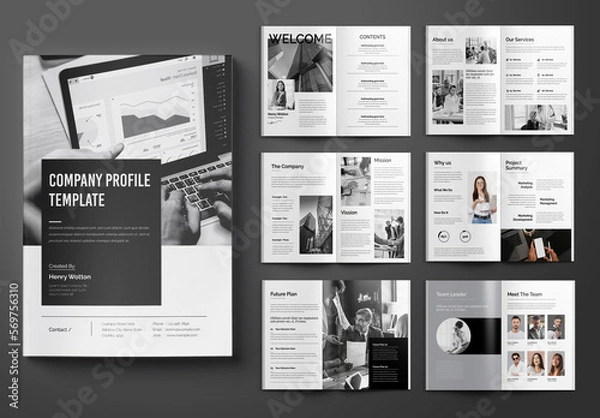 Obraz Company Profile Layout