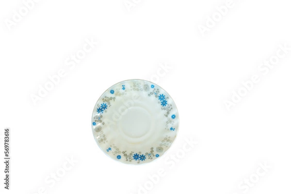 Obraz Saucer plate high-angle view