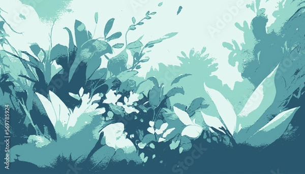 Fototapeta plantation abstract plant background illustration vector graphic
