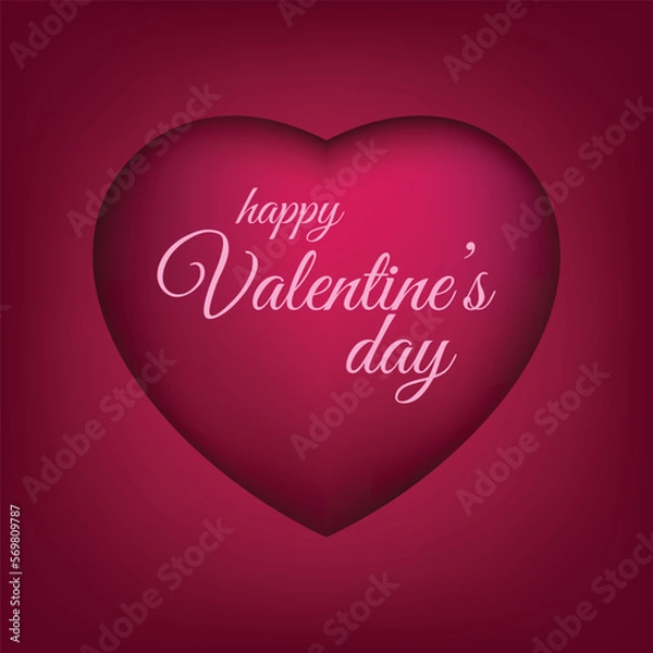 Obraz valentine day card