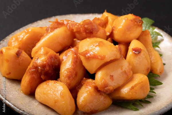 Fototapeta 味噌かつおにんにく