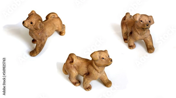 Obraz retro dog toy