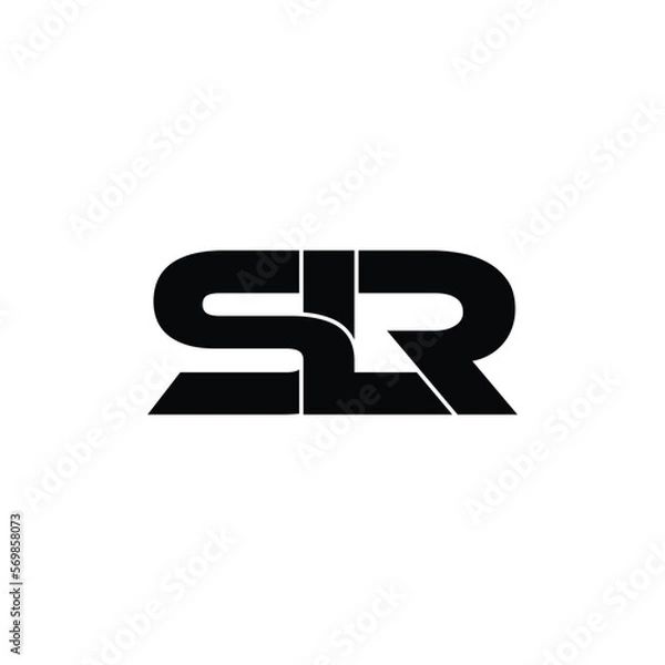 Obraz SLR letter monogram logo design vector