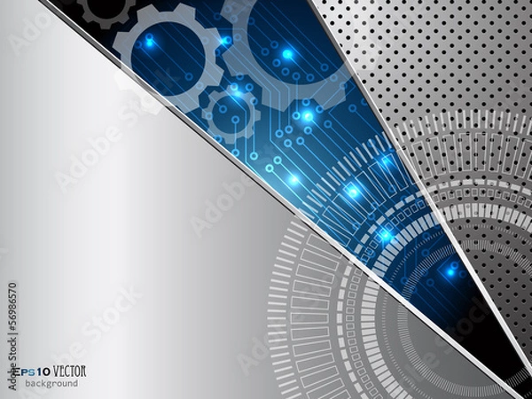 Fototapeta Abstract technology background