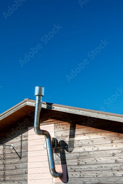 Fototapeta 金属の煙突