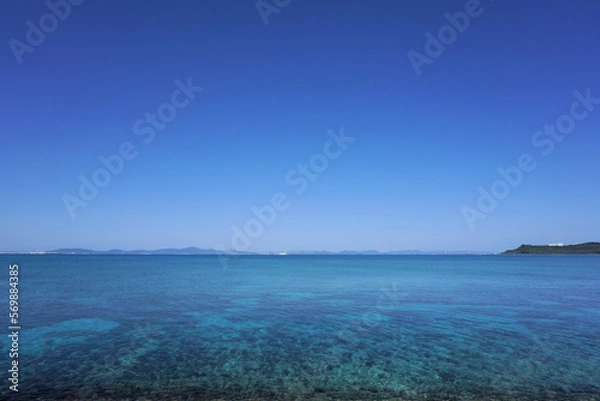 Fototapeta おきなわの青い海