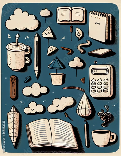 Obraz Office Element Wallpaper