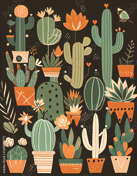 Obraz Plant Character Wallpaper