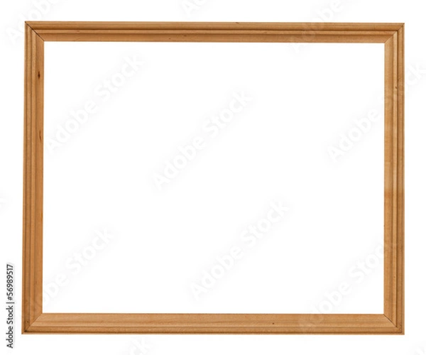 Obraz narrow brown wooden picture frame