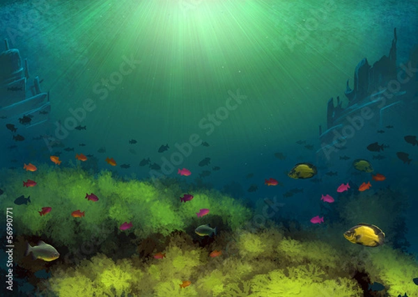 Fototapeta Underwater