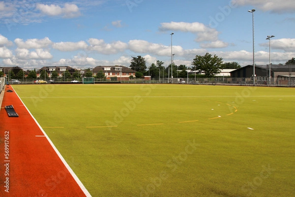 Fototapeta Field hockey playfield in the Netherlands