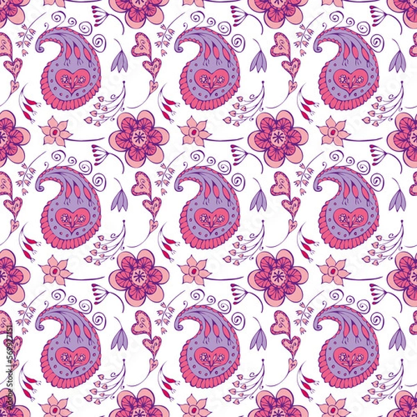 Obraz seamless pattern with flowers
