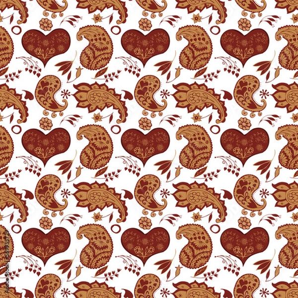 Obraz seamless pattern with hearts