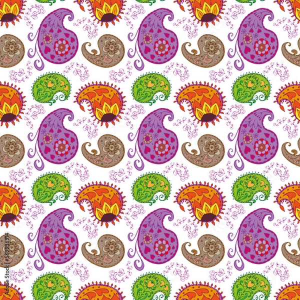 Obraz seamless pattern with hearts