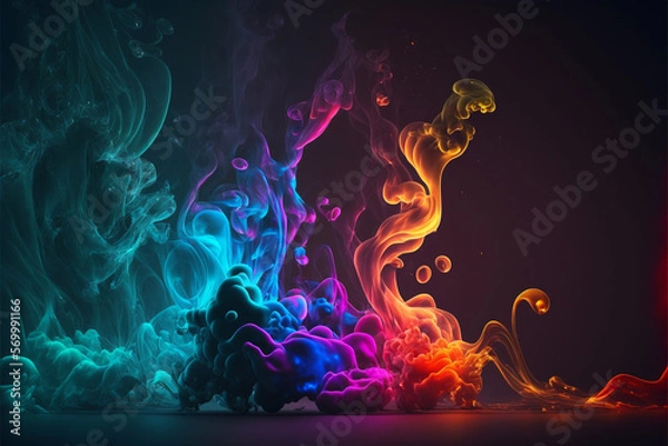 Fototapeta fire flames background