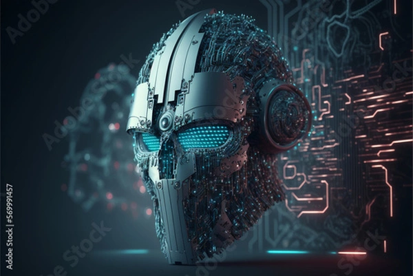 Fototapeta artificial intelligence representation