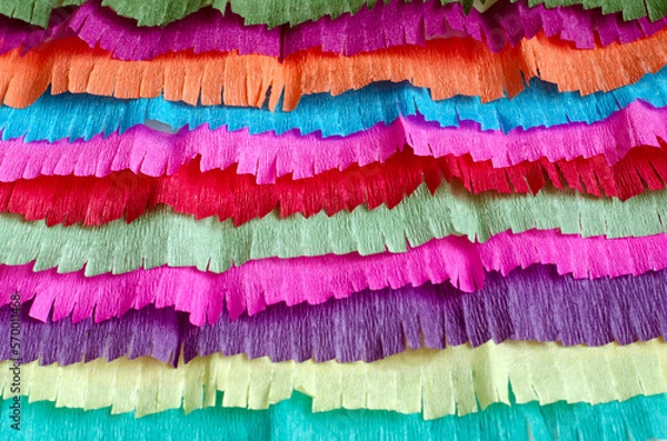 Obraz colored crepe paper abstract background