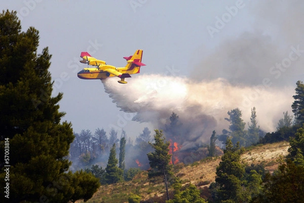 Fototapeta Firefighter Airplane
