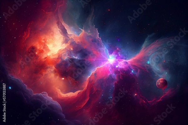 Fototapeta space nebula space