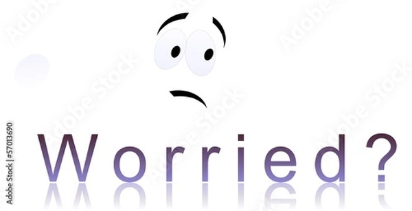 Fototapeta Worried