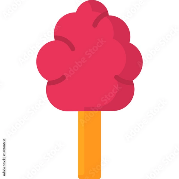 Fototapeta Cotton Candy Icon