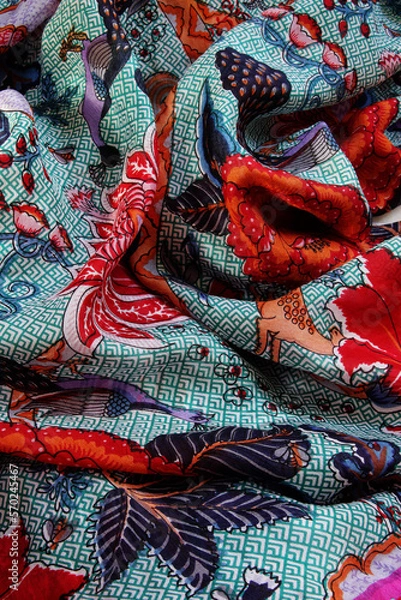 Obraz colorful silk texture