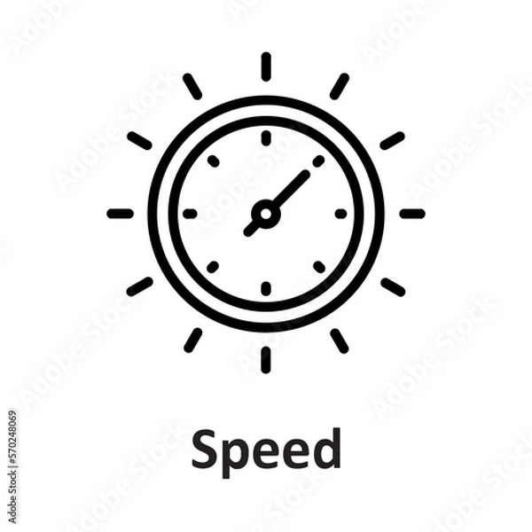 Fototapeta Compass, directional tool Vector Icon

