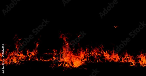 Obraz Abstract Drawing Flaming Trails Night Performance