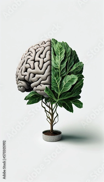 Obraz tree with brain
