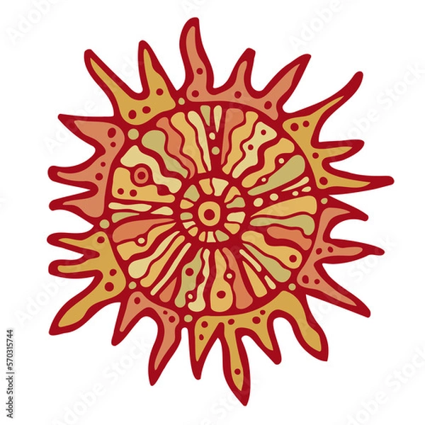 Obraz SUN Etnik, T-Schirt Print 