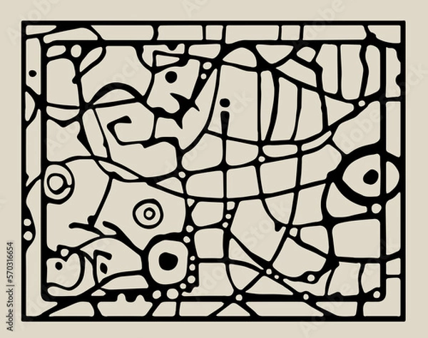 Obraz Coloring Picture