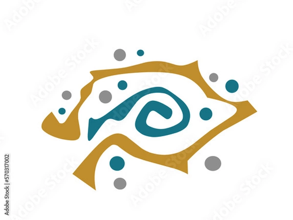 Fototapeta Fish Logo