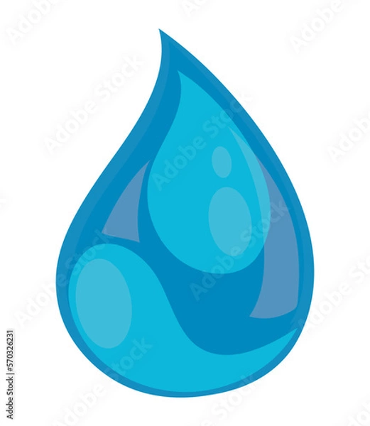 Fototapeta water drop icon